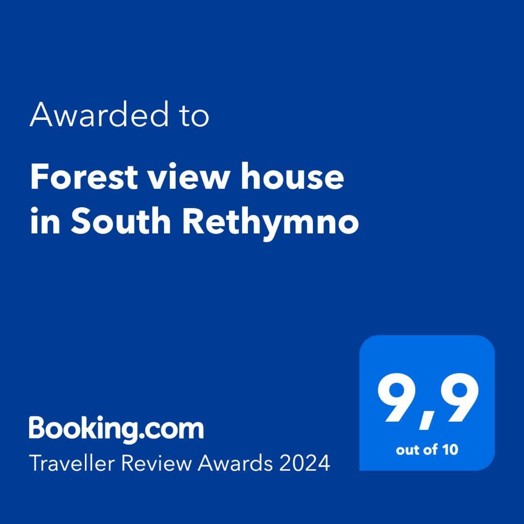 Forest View House In South Rethymno Kanevos Екстериор снимка