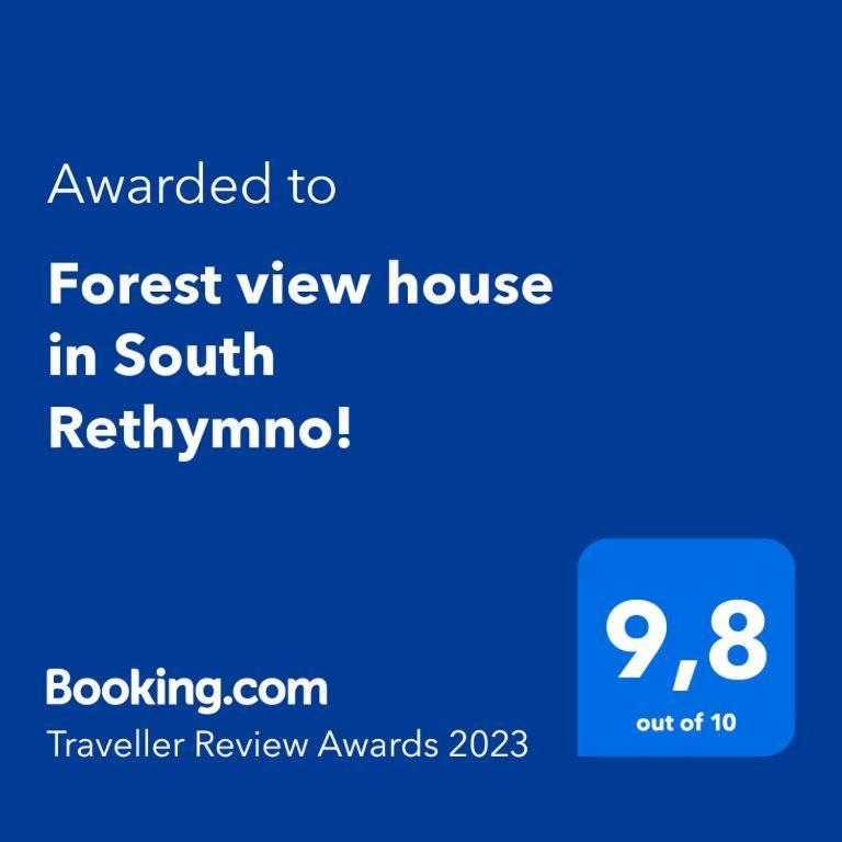 Forest View House In South Rethymno Kanevos Екстериор снимка